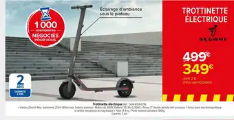 Carrefour Trottinette électrique offre