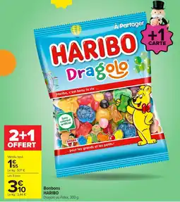 Carrefour Market Haribo dragolo offre