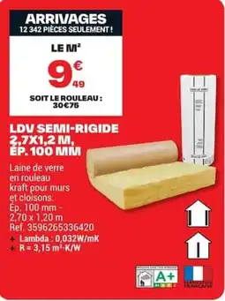 Brico Dépôt LDV SEMI-RIGIDE offre