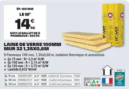 Brico Dépôt ISOVER Laine de verre offre