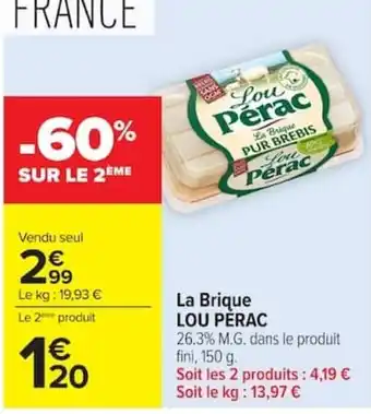 Lou Pérac La Brique Pur Brebis