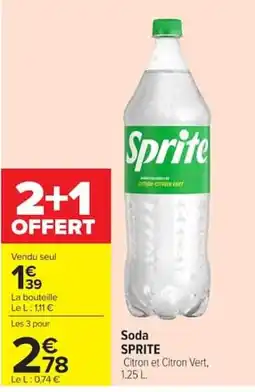 Carrefour Market Sprite offre