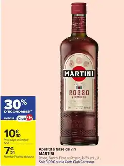 Carrefour Market MARTINI Apéritif à base de vin offre