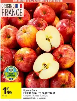 Carrefour Market Pomme Gala offre