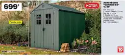 Brico Dépôt KETER ABRI RÉSINE DARWIN 68 offre