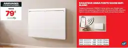 Brico Dépôt Radiateur anna fonte 1000W wifi blanc offre