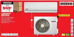 Brico Dépôt Webber climatiseur monosplit wifi offre