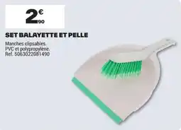 Brico Dépôt SET BALAYETTE ET PELLE offre