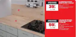 Brico Dépôt CREDENCE EFFET BOIS CLAIR offre