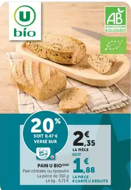 Super U U BIO Pain offre