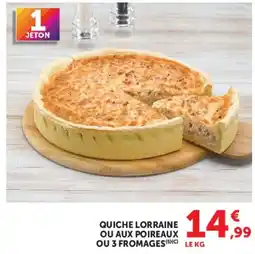 Super U Quiche Lorraine offre
