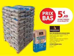 Super U WOODSTOCK BOIS GRANULÉS offre
