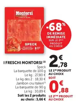 Super U Montorsi Speck offre