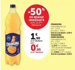 Super U ORANGINA offre
