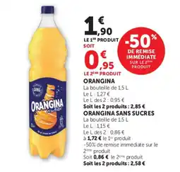 U Express ORANGINA offre