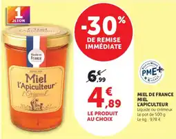 Hyper U Miel l'Apiculteur offre
