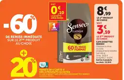 Hyper U Senseo cafe dosettes offre