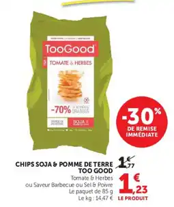 Hyper U TooGood Chips Soja & Pomme de Terre offre