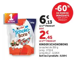 Hyper U Kinder SchokoBons offre