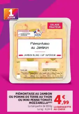 Hyper U Piémontaise au Jambon offre