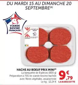 Hyper U HACHE AU BOEUF PRIX MINI offre
