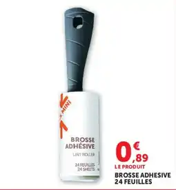 Hyper U MINI BROSSE ADHÉSIVE offre
