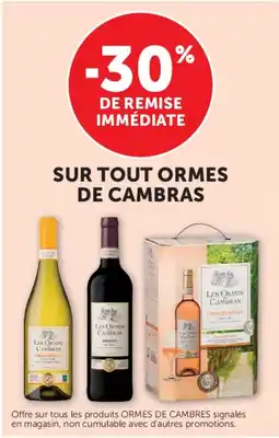 Hyper U Ormes de cambras offre