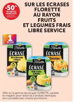 Hyper U Florette Écrasé offre