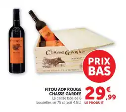 Super U Chasse Gardee Fitou AOP Rouge offre
