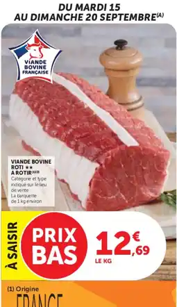 Super U Viande Bovine Française offre