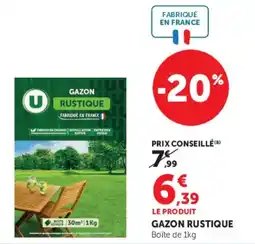 Super U U Gazon Rustique offre