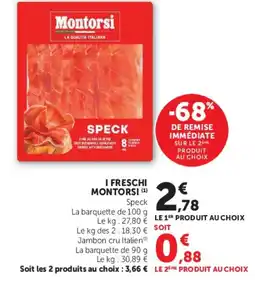 U Express Montorsi Speck offre