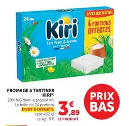Hyper U Kiri Fromage a tartiner offre