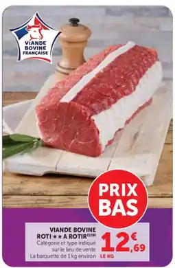 Hyper U Viande Bovine Roti offre