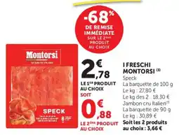 Hyper U Montorsi Speck offre