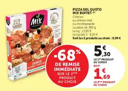 Hyper U Mix Pizza del Gusto offre
