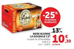 Hyper U La Goudale Bière blonde offre