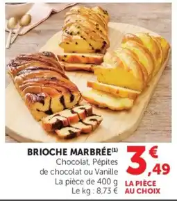 Hyper U Brioche Marbrée offre