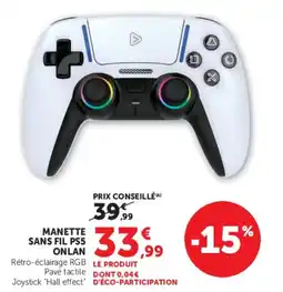 Hyper U ONLAN Manette sans fil PS5 offre