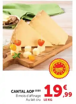 Hyper U CANTAL AOP offre