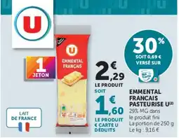 U Express U Emmental français offre