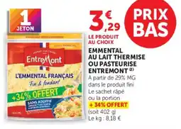 U Express Entremont L'Emmental Français offre
