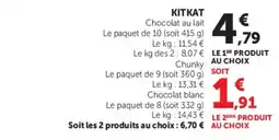 U Express KITKAT offre