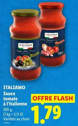 Lidl ITALIAMO Sauce tomate à l'italienne offre