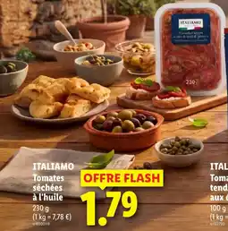 Lidl ITALIAMO Tomates séchées à l'huile offre