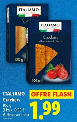 Lidl ITALIAMO Crackers offre