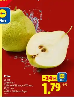 Lidl LIDL Poire offre