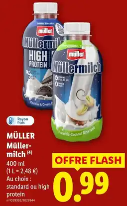 Lidl müller Müller-milch offre
