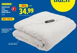 Lidl SENSIPLAST Plaid chauffant offre