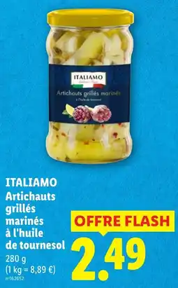 Lidl ITALIAMO Artichauts grillés marinés offre